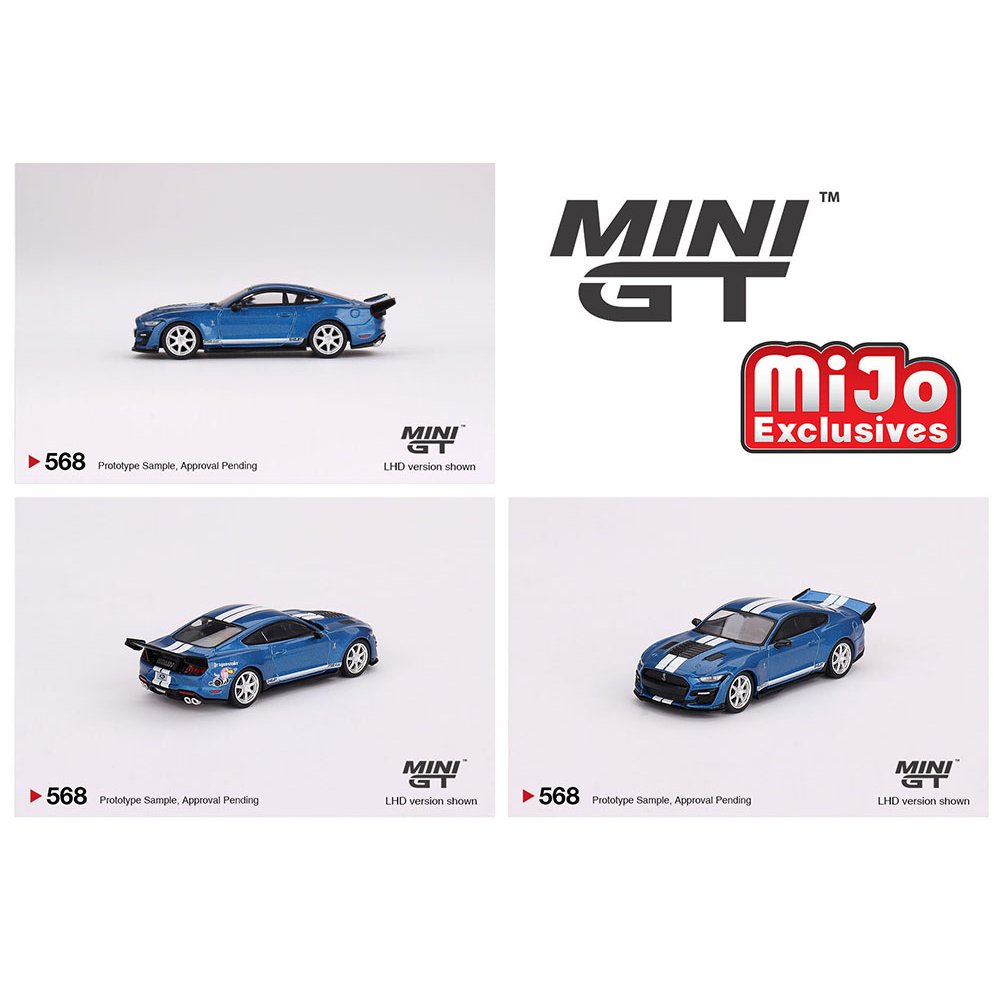 Mini GT - Shelby GT500 Dragon Snake Concept - Ford Performance Blue - Top CollectiblesDiecastMini GT