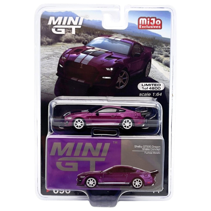 Mini GT - Shelby GT500 Dragon Snake Concept – Fuchsia Metallic