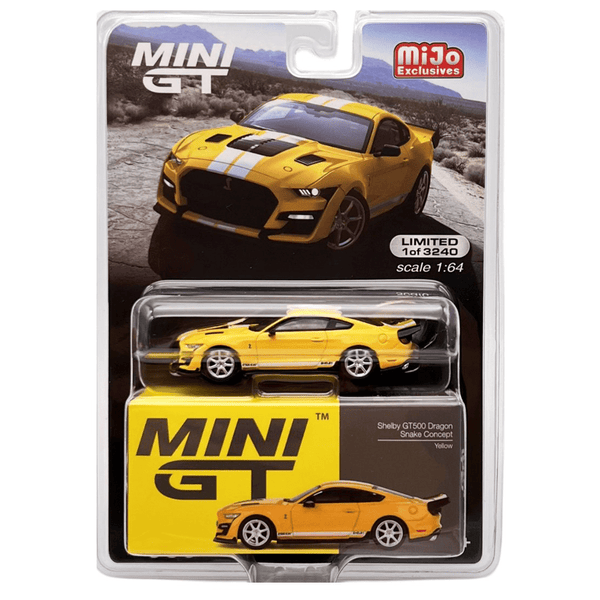 Mini GT - Shelby GT500 Dragon Snake Concept - Yellow - Top CollectiblesDiecastMini GT