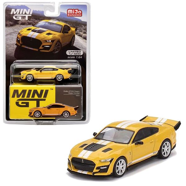 Mini GT - Shelby GT500 Dragon Snake Concept - Yellow - Top CollectiblesDiecastMini GT