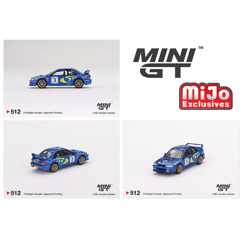 Mini GT - Subaru Impreza WRC97 - 1997 Rally Sanremo Winner 3 - Top CollectiblesDiecastMini GT