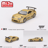 Mini GT - Toyota Supra (A80) Top Secret GT - 300 – Top Secret Gold *Pre - Order* - Top CollectiblesDiecastMini GT