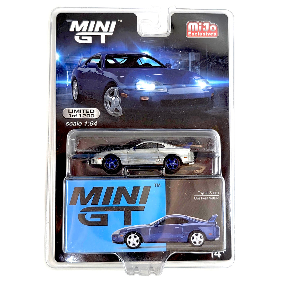 Mini GT - Toyota Supra - Blue Pearl Metallic *Chase* - Top CollectiblesDiecastMini GT