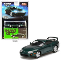 Mini GT - Toyota Supra - Dark Green Pearl Metallic - Top CollectiblesDiecastMini GT