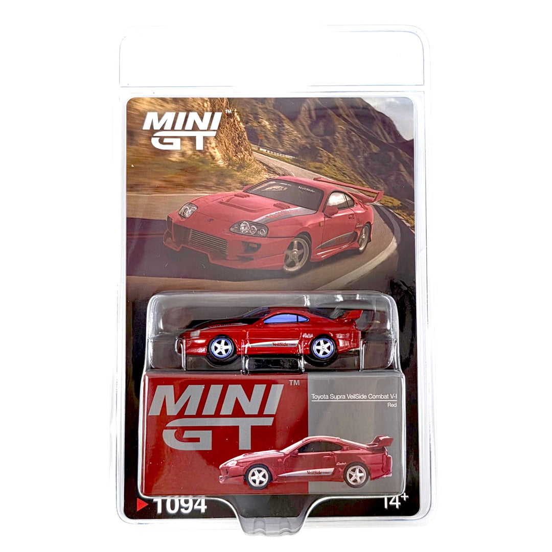 Mini GT - Toyota Supra VeilSide Combat V-I – Red *Chase* - Top CollectiblesDiecastMini GT