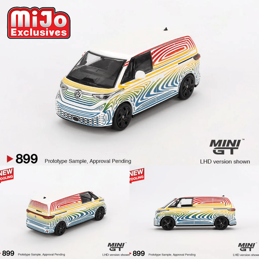 Mini GT - Volkswagen ID. Buzz Prototype “Rainbow” *Pre - Order* - Top CollectiblesDiecastMini GT