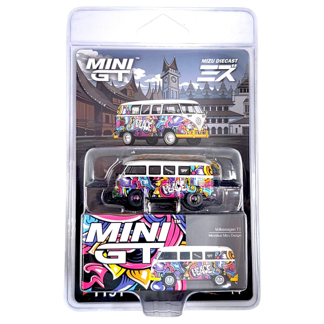 Mini GT - Volkswagen T1 Microbus Mizu Design *Chase* - Top CollectiblesDiecastMini GT