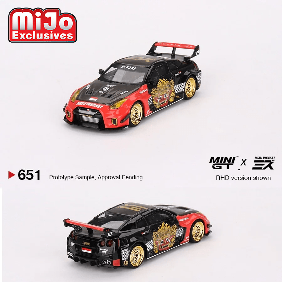 Mini GT X Mizu Diecast - LB - Silhouette Works GT Nissan 35GT - RR Ver.1 “BARONG” - Top CollectiblesDiecastMini GT
