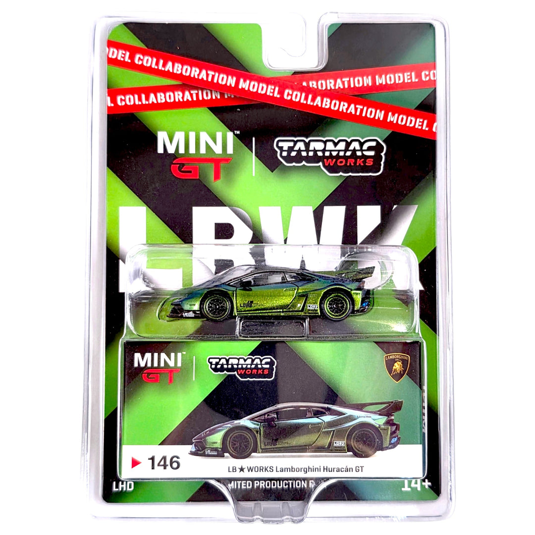 Mini GT x Tarmac Works - LB Works Lamborghini Huracan GT - Top CollectiblesDiecastMini GT