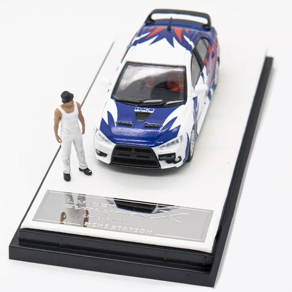 Mini Station - Blacklist #09 Lancer Evo "Need For Speed Most Wanted" w/ Figure - Top CollectiblesDiecastMini Station