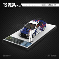 Mini Station - Blacklist #09 Lancer Evo "Need For Speed Most Wanted" w/ Figure - Top CollectiblesDiecastMini Station