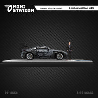 Mini Station - Nissan 350Z "Fast & Furious Tokyo Drift" w/ Drift King Figure - Top CollectiblesDiecastMini Station