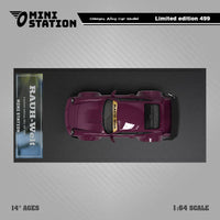 Mini Station - Porsche 911 (964) RWB - Purple - Top CollectiblesDiecastMini Station