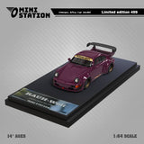 Mini Station - Porsche 911 (964) RWB - Purple - Top CollectiblesDiecastMini Station