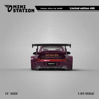 Mini Station - Porsche 911 (964) RWB - Purple - Top CollectiblesDiecastMini Station