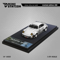 Mini Station - Porsche 911 (964) RWB - Samurai White - Top CollectiblesDiecastMini Station