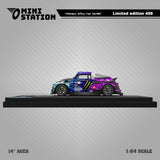 Mini Station - Volkswagen Beetle Targa "Ken Block / Pink Flower" - Top CollectiblesDiecastMini Station