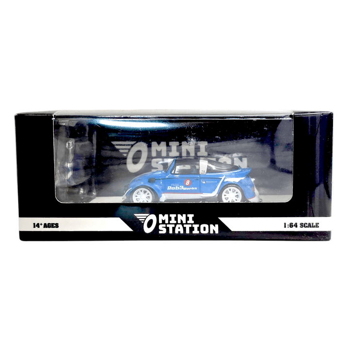 Mini Station - Volkswagen Beetle Targa RWB "Rob3rt Design" w/ Figure - Top CollectiblesDiecastTPC