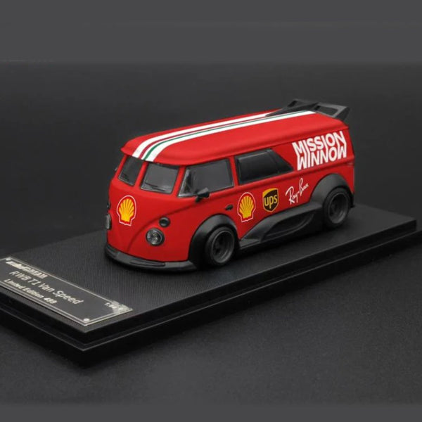 MiniDream - Volkswagen RWB T1 Van Speed "Ferrari Formula One Team" - Top CollectiblesDiecastMiniDream