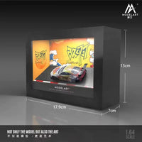 ModelArt x Modify - Ah - Toyota 86 Desktop Frame Display Diorama w/ Led Lighting - Top CollectiblesDiecastMoreArt