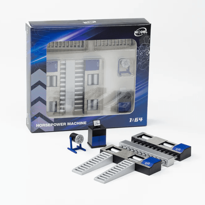 ModelModel - 1/64 Horsepower Machine Diorama - Blue - Top CollectiblesDiecastModelModel