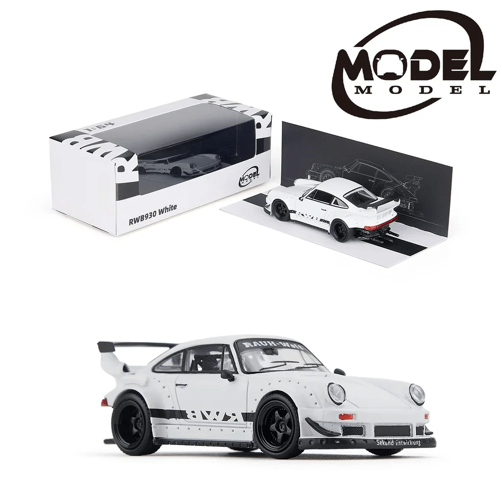 ModelModel - Porsche 911 (930) RWB - White - Top CollectiblesDiecastModelModel