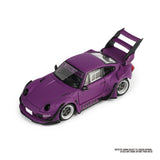 ModelModel - Porsche 911 (993) RWB - Rotana Purple (High Wing) - Top CollectiblesDiecastModelModel