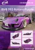 ModelModel - Porsche 911 (993) RWB - Rotana Purple (High Wing) - Top CollectiblesDiecastModelModel