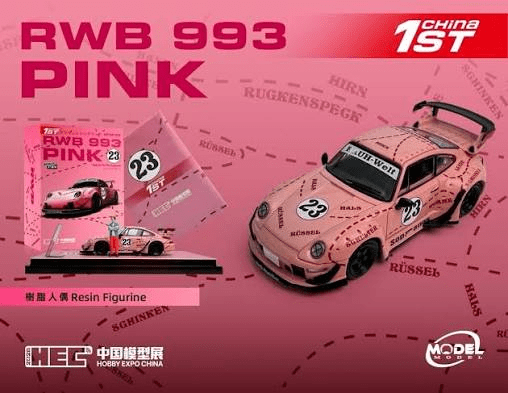 ModelModel - RWB 993 - Pink Pig *HEC 2026 Exclusive* - Top CollectiblesDiecastModelModel