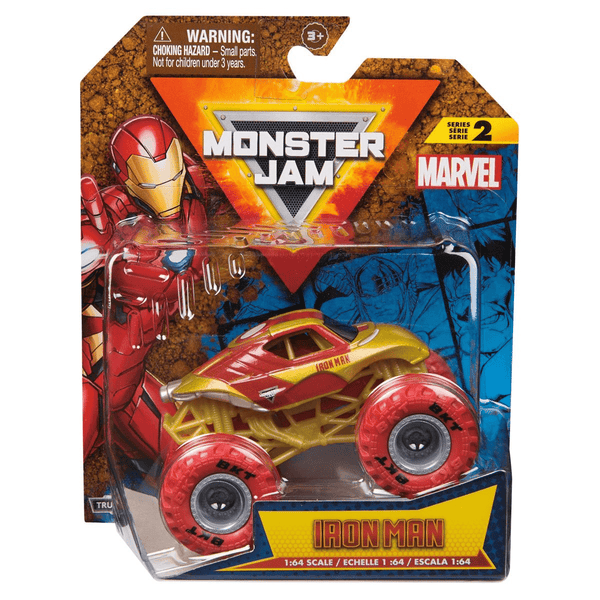 Monster Jam - Iron Man - 2025 Marvel Series - Top CollectiblesDiecastMonster Jam