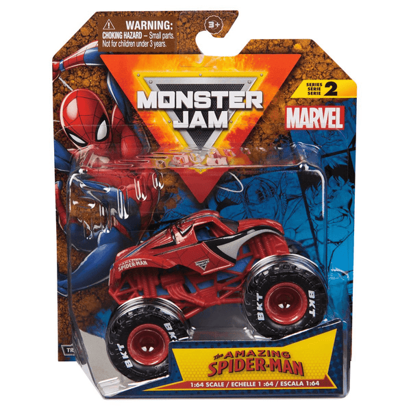 Monster Jam - The Amazing Spider - Man - 2025 Marvel Series - Top CollectiblesDiecastMonster Jam