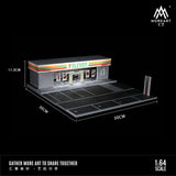 MoreArt - 7 - Eleven Scene Model w/ Led Lighting *Pre - Order* - Top CollectiblesDiecastMoreArt