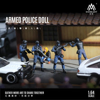 MoreArt - Armed Police Resin Doll Set - Top CollectiblesDiecastMoreArt