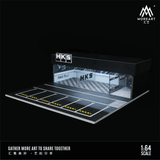 MoreArt - Assembly and Modification Shop Diorama "HKS" w/ Led Lighting - Top CollectiblesDiecastMoreArt