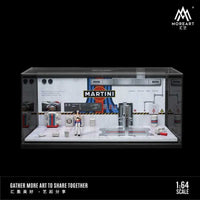 MoreArt - Automobile Repair Workshop Diorama "Martini" - Top CollectiblesDiecastMoreArt