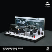 MoreArt - Automobile Repair Workshop Diorama "Mercedes - Benz" - Top CollectiblesDiecastMoreArt