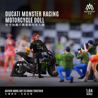 MoreArt - Ducati Monster Racing Motorcycle Doll - Top CollectiblesDiecastMoreArt