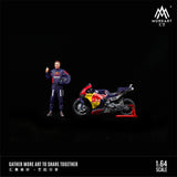 MoreArt - Ducati Red Bull Racing Motorcycle Doll - Top CollectiblesDiecastMoreArt