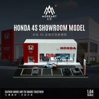 MoreArt - Honda 4s Showroom Model w/ Led Lighting *Pre - Order* - Top CollectiblesDiecastMoreArt