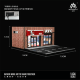 MoreArt - KFC Catering Store Diorama w/ Led Lighting - Top CollectiblesDiecastMoreArt