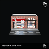 MoreArt - KFC Catering Store Diorama w/ Led Lighting - Top CollectiblesDiecastMoreArt