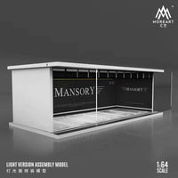 MoreArt - Mansory Parking Lot Scene Diorama w/ Led Lighting - Top CollectiblesDiecastMoreArt