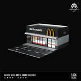 MoreArt - McDonald's Catering Store Diorama w/ Led Lighting - Top CollectiblesDiecastMoreArt