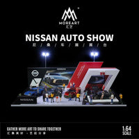 MoreArt - Nissan Auto Show Diorama w/ Led Lighting - Top CollectiblesDiecastMoreArt