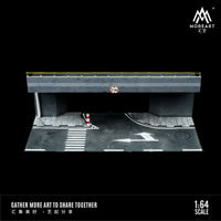 MoreArt - Overpass Scene Model w/ Led Lighting *Pre - Order* - Top CollectiblesDiecastMoreArt