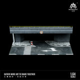 MoreArt - Overpass Scene Model w/ Led Lighting *Pre - Order* - Top CollectiblesDiecastMoreArt