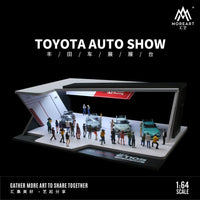 MoreArt - Toyota Auto Show Diorama w/ Led Lighting *Pre - Order* - Top CollectiblesDiecastMoreArt