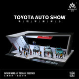 MoreArt - Toyota Auto Show Diorama w/ Led Lighting *Pre - Order* - Top CollectiblesDiecastMoreArt