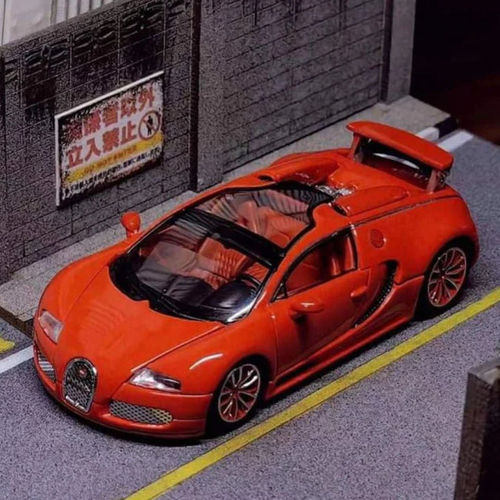 Mortal - Bugatti Veyron (w/ Adjustable Wing) - Red - Top CollectiblesDiecastMortal