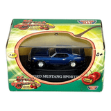 Motor Max - 1971 Ford Mustang Sportsroof - Fresh Cherries Series 1:87 Scale - Top CollectiblesDiecastMotor Max